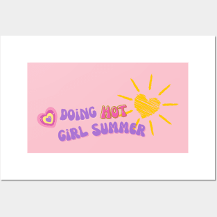 Doing hot girl summer Posters and Art